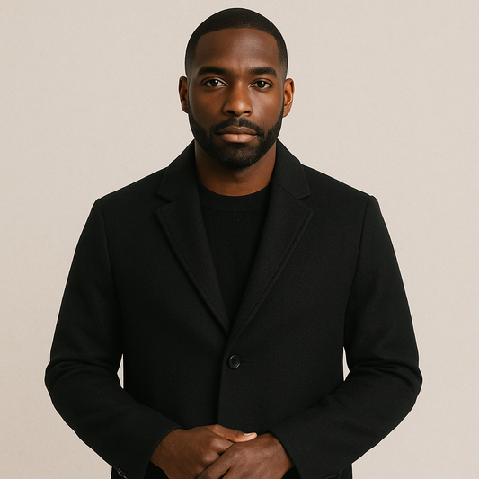 Men’s Essential Wool Blend Coat