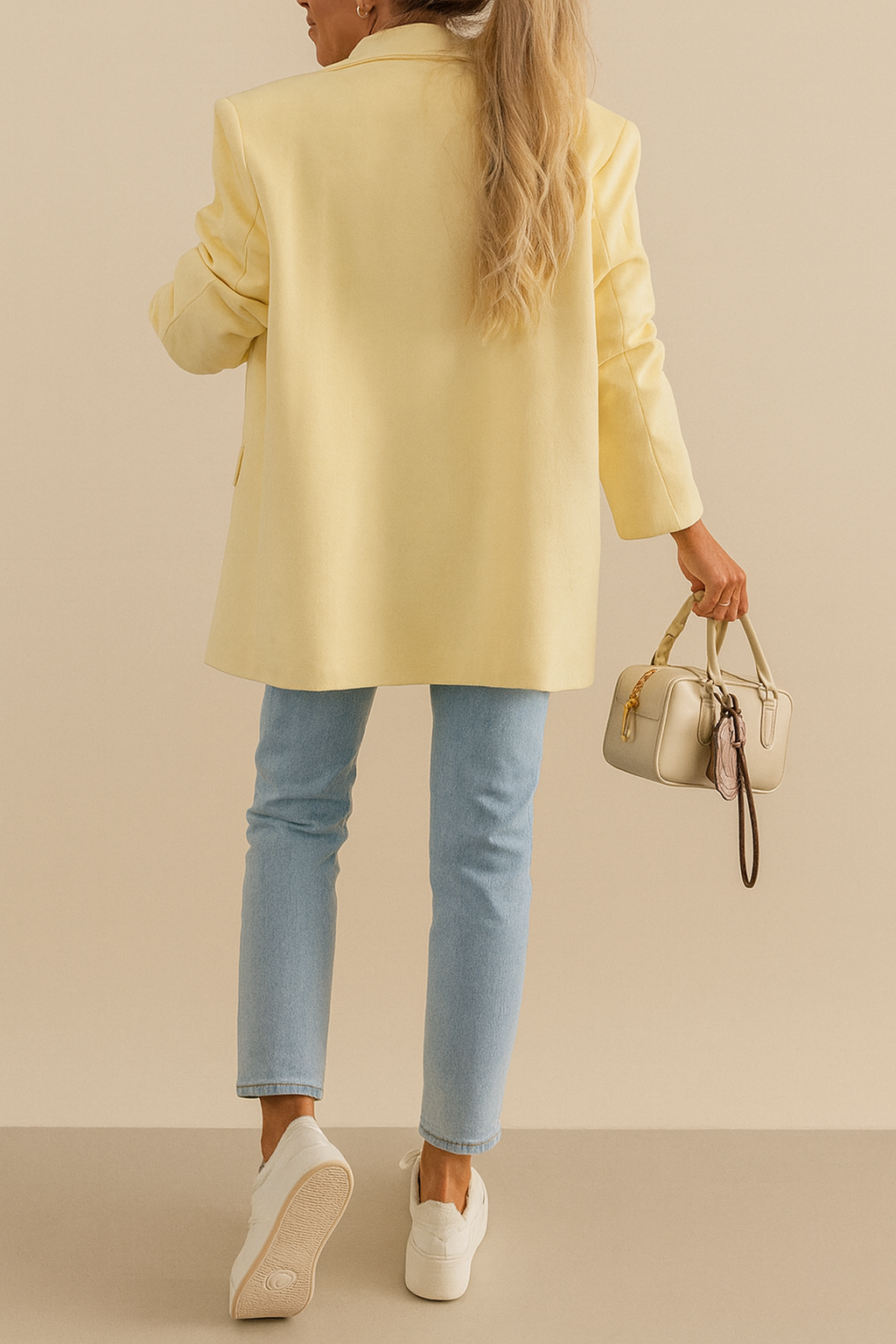 Oversized Yellow Blazer – Effortless Elegance
