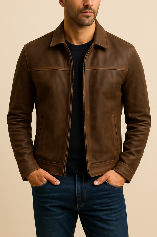 Classic Leather Jacket – Rugged Elegance