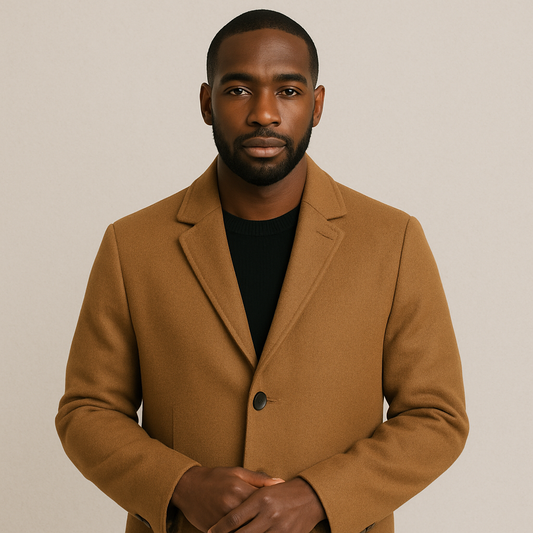 Men’s Essential Wool Blend Coat
